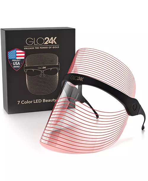 Glo24K 7 Color LED Beauty Device - Face Mask