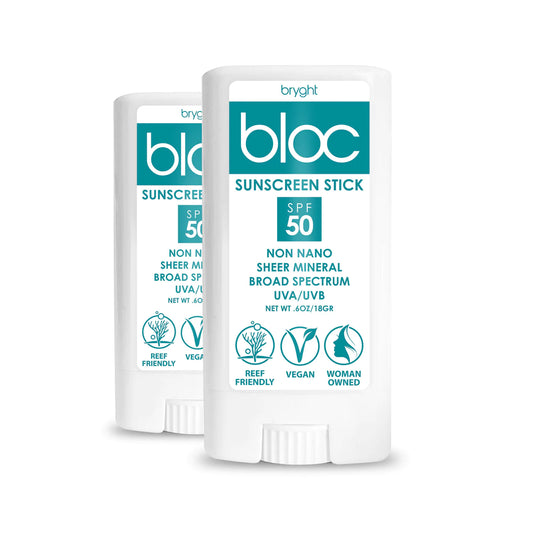 Bryght Bloc Sunscreen Stick (2 Packs)